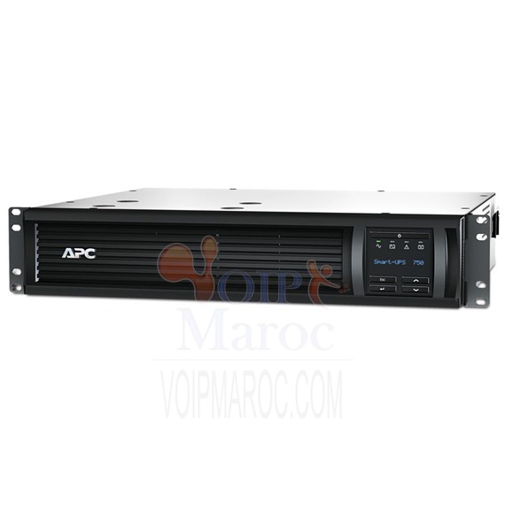 Onduleur Line Interactive APC Smart-UPS 750VA LCD 230V Rack 2U SMT750RMI2U