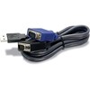 Câble KVM USB 1.8m